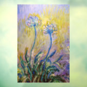 Autocollant Pour Fenêtre Claude Monet - Agapanthus (Feuille 3)