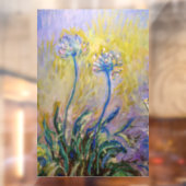 Autocollant Pour Fenêtre Claude Monet - Agapanthus (Feuille 2)