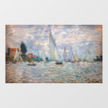 Autocollant Pour Fenêtre Claude Monet - Bateaux Regatta à Argenteuil<br><div class="desc">La régate des bateaux à Argenteuil / Régate a Argenteuil - Claude Monet,  Huile sur Toile,  1874</div>