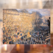 Autocollant Pour Fenêtre Claude Monet - Boulevard des Capucines à Paris (Feuille 2)