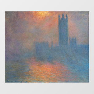 Autocollant Pour Fenêtre Claude Monet - Chambres du Parlement Londres