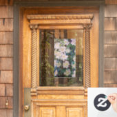 Autocollant Pour Fenêtre Claude Monet - Clematis blanc (Porte d'accueil)