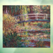 Autocollant Pour Fenêtre Claude Monet - Eau Lily étang, Harmonie rose (Feuille 3)