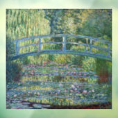 Autocollant Pour Fenêtre Claude Monet - Eau Lily étang, Harmonie verte (Feuille 3)
