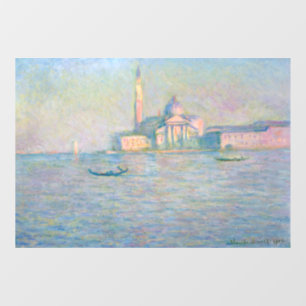 Autocollant Pour Fenêtre Claude Monet - Eglise de San Giorgio Maggiore