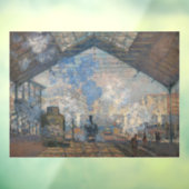 Autocollant Pour Fenêtre Claude Monet - Gare Saint-Lazare Vue extérieure (Feuille 3)