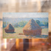 Autocollant Pour Fenêtre Claude Monet - Haystacks, fin de l'été (Feuille 2)