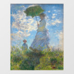 Autocollant Pour Fenêtre Claude Monet - La Promenade, Femme avec un Parasol<br><div class="desc">La Promenade,  Femme avec un Parasol / Madame Monet et son fils / La Promenade / La Femme a l'ombrelle - Claude Monet,  1875</div>