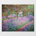 Autocollant Pour Fenêtre Claude Monet - Le jardin de l'artiste à Giverny<br><div class="desc">Jardin de l'artiste à Giverny / Le Jardin de l'artiste a Giverny - Claude Monet,  1900</div>
