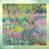 Autocollant Pour Fenêtre Claude Monet - Le jardin d'Iris à Giverny (Feuille 3)