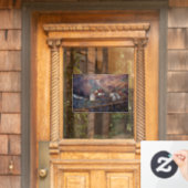 Autocollant Pour Fenêtre Claude Monet - Le pont de Vervy (Porte d'accueil)