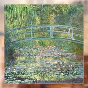Autocollant Pour Fenêtre Claude Monet Pont Japonais Art Nymphéa