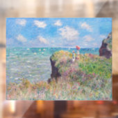 Autocollant Pour Fenêtre Claude Monet - Promenade Cliff à Pourville (Feuille 2)