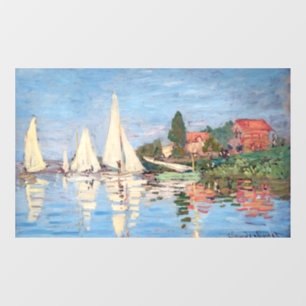 Autocollant Pour Fenêtre Claude Monet - Régates à Argenteuil