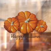 Autocollant Pour Fenêtre Clés de fenêtre citrouille (Feuille 2)