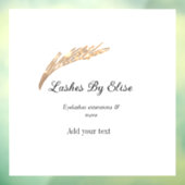 Autocollant Pour Fenêtre clignote par ajouter nom contact info médias socia (Feuille 3)