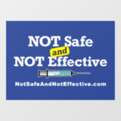 Autocollant Pour Fenêtre Cling de fenêtre - 11 x 8" avec arrière - plan ble (Feuille)