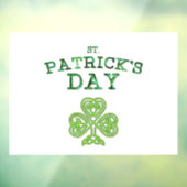 Autocollant Pour Fenêtre Cling de fenêtre de la Saint Patrick (Feuille 3)