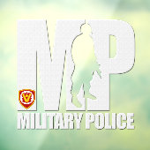 Autocollant Pour Fenêtre Cling de fenêtre de patchs MP et 59th Ord (Feuille 3)