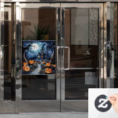 Autocollant Pour Fenêtre Cling de fenêtre nocturne d'Halloween (Porte de bureau)