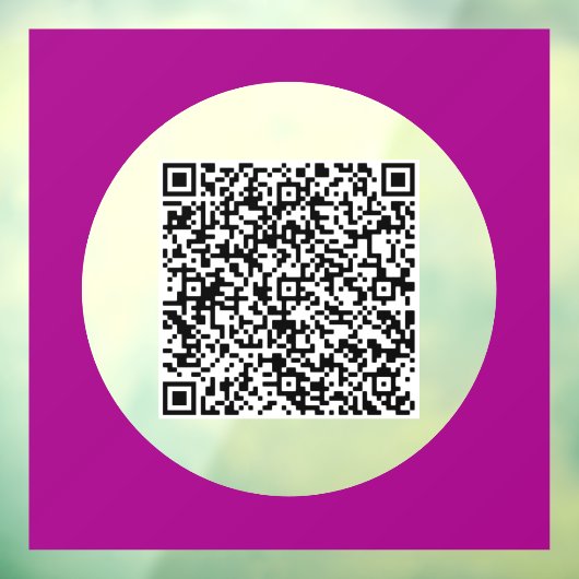 Autocollant Pour Fenêtre Cling de fenêtre promotionnelle de code QR personn (Feuille 3)