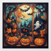 Autocollant Pour Fenêtre Clings éffrayants (Feuille)