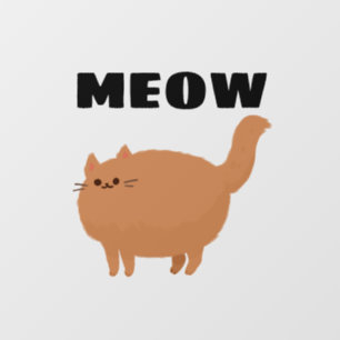 AUTOCOLLANT POUR FENÊTRE CLINIÈRE FENÊTRE CAT MEOW