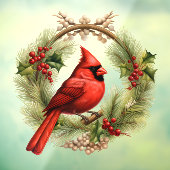 Autocollant Pour Fenêtre Clôture cardinale de fenêtre (Feuille 3)