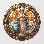 Autocollant Pour Fenêtre Clôture de fenêtre Ange de Noël (Feuille)