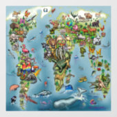 Autocollant Pour Fenêtre Clôture de fenêtre Animaux (Feuille)