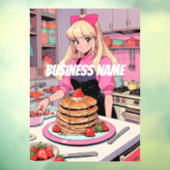 Autocollant Pour Fenêtre Clôture de fenêtre Anime (Feuille 3)