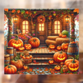 Autocollant Pour Fenêtre Clôture de fenêtre Art Automne (Feuille 2)