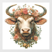 Autocollant Pour Fenêtre Clôture de fenêtre Bull (Feuille)