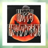 Autocollant Pour Fenêtre Clôture de fenêtre citrouille (Feuille 3)