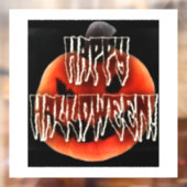 Autocollant Pour Fenêtre Clôture de fenêtre citrouille (Feuille 2)