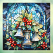 Autocollant Pour Fenêtre Clôture de fenêtre Cloches en verre tendu (Feuille 3)