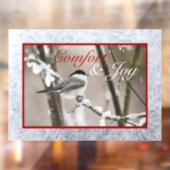 Autocollant Pour Fenêtre Clôture de fenêtre Confort & Joy (Feuille 2)