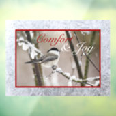 Autocollant Pour Fenêtre Clôture de fenêtre Confort & Joy (Feuille 3)