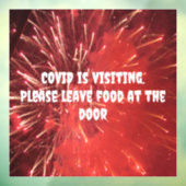 Autocollant Pour Fenêtre Clôture de fenêtre COVID (Feuille 3)