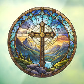 Autocollant Pour Fenêtre Clôture de fenêtre croisée (Feuille 3)