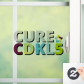 Autocollant Pour Fenêtre Clôture de fenêtre Cure CDKL5 (Maison)