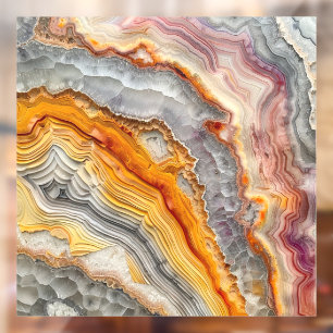 Autocollant Pour Fenêtre Clôture de fenêtre d'agate 3D