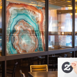 Autocollant Pour Fenêtre Clôture de fenêtre d'agate 3D