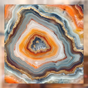 Autocollant Pour Fenêtre Clôture de fenêtre d'agate 3D