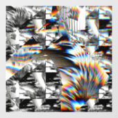 Autocollant Pour Fenêtre Clôture de fenêtre d'attaque arc-en-ciel (Feuille)