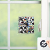 Autocollant Pour Fenêtre Clôture de fenêtre d'attaque arc-en-ciel (Maison)