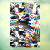 Autocollant Pour Fenêtre Clôture de fenêtre d'attaque arc-en-ciel (Feuille 3)