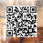 Autocollant Pour Fenêtre Clôture de fenêtre de code QR (Feuille 2)