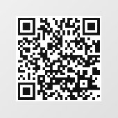 Autocollant Pour Fenêtre Clôture de fenêtre de code QR (Feuille)