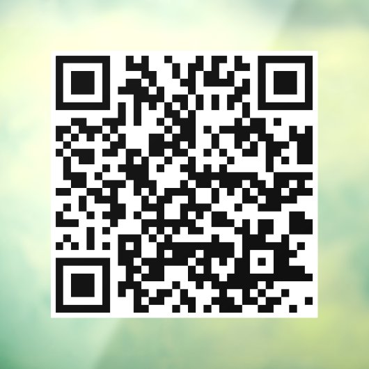 Autocollant Pour Fenêtre Clôture de fenêtre de code QR (Feuille 3)